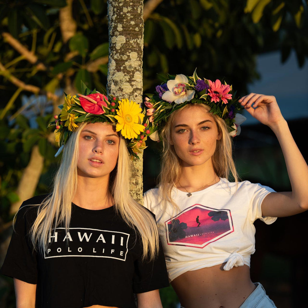 Brittan Byrd & Leah Rose at the Hawaii Polo Life Polo Experience